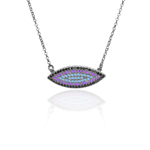 Evil Eye sterling silver 925 necklace