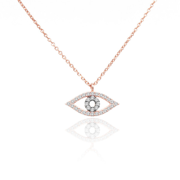 Evil Eye sterling silver 925 necklace