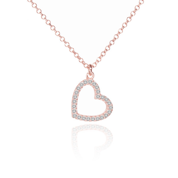 Heart  Sterling  silver 925  necklace