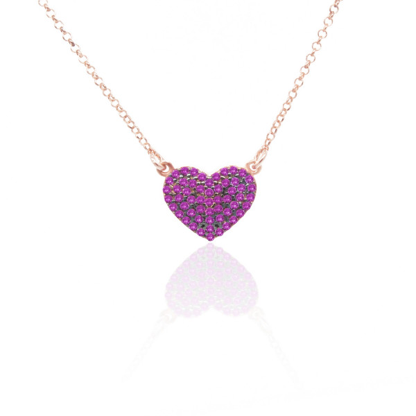 Heart  Sterling  silver 925  necklace