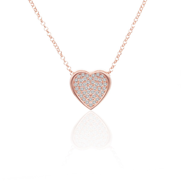 Heart  Sterling  silver 925  necklace
