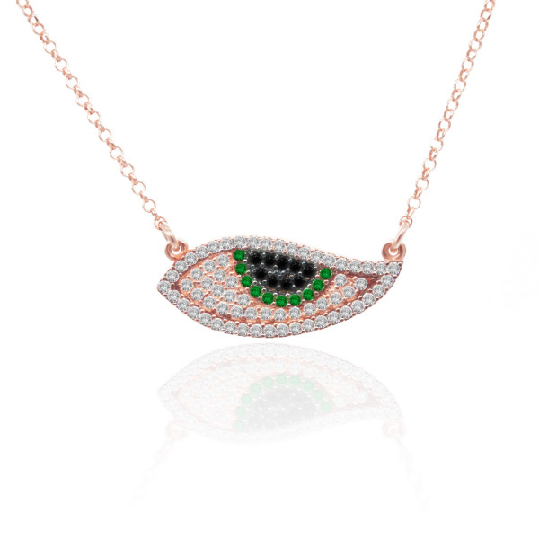 Evil Eye sterling silver 925 necklace