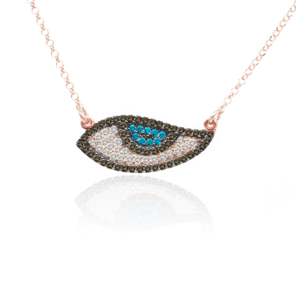 Evil Eye sterling silver 925 necklace
