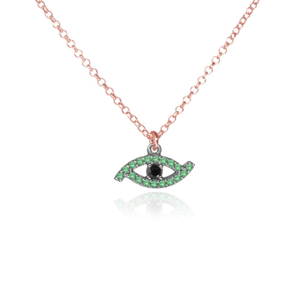 Evil Eye sterling silver 925 necklace