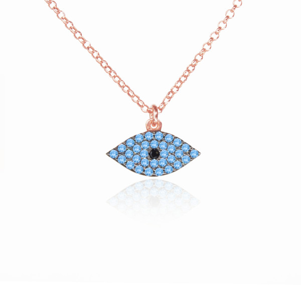 Evil Eye sterling silver 925 necklace