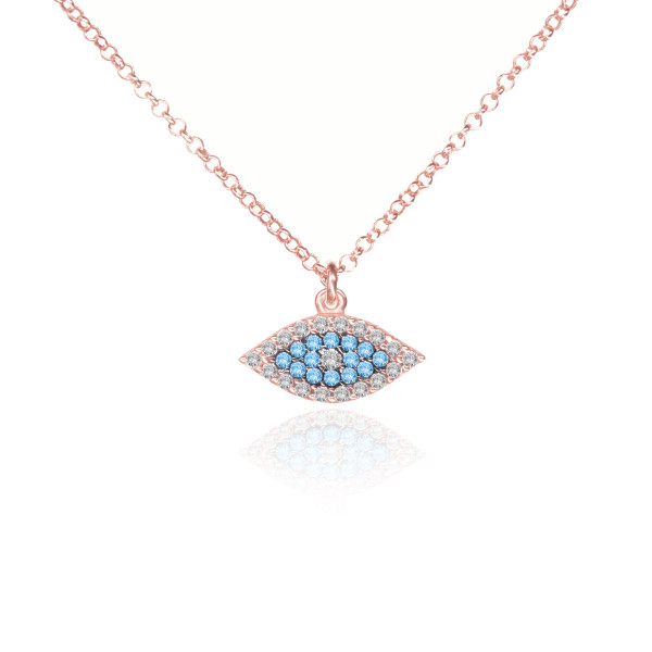 Evil Eye sterling silver 925 necklace
