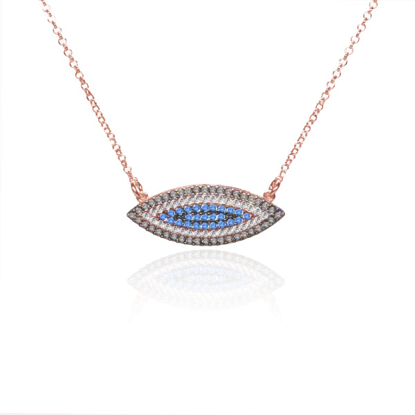 Evil Eye sterling silver 925 necklace